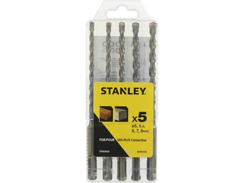 Komplet svedrov SDS Plus Stanley