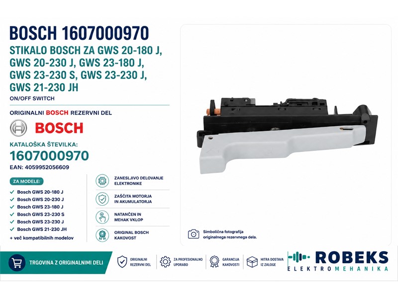 Stikalo Bosch GWS elektronsko (4 kontakti), 1607000970