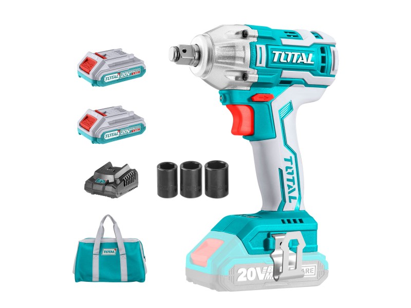 Akumulatorski udarni vijačnik TOTAL TIWLI2001, 20V, 1/2