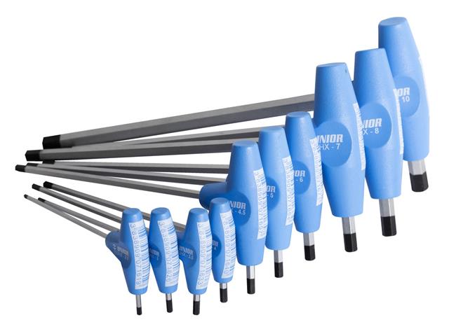 7-delni set Inbus izvijačev Unior s T ročajem