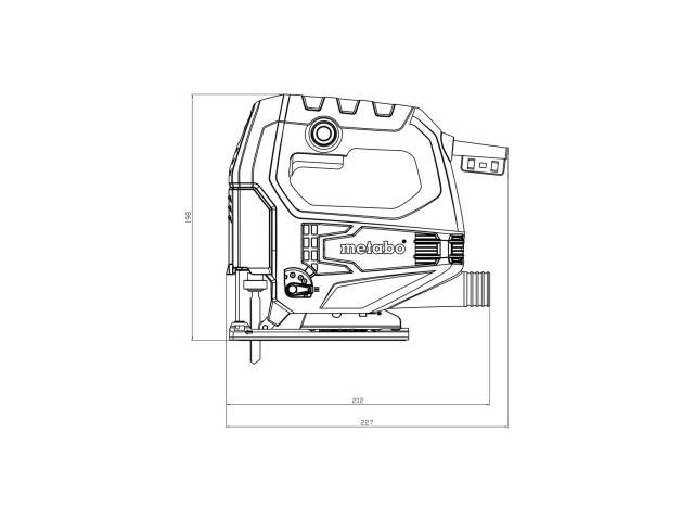 Vbodna žaga Metabo STEB 65 Quick, 601030500