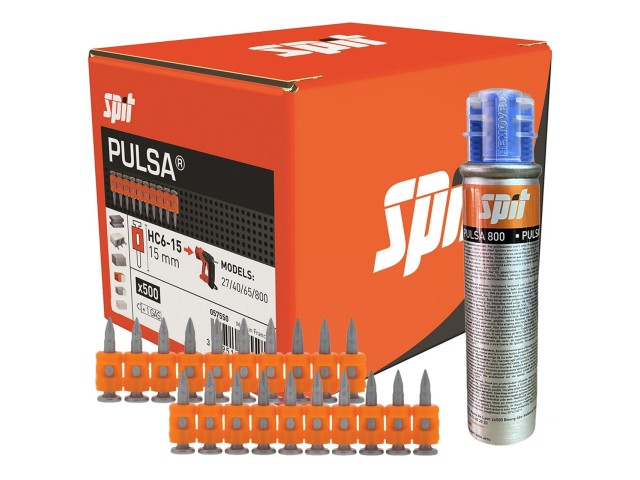 Spit žeblji HC 6-15 za navaden kamen, beton in jeklo., Dimenzije: 15mm, Pakiranje: 500 kos., 057550