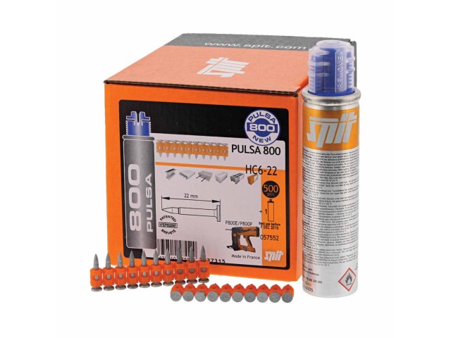 Spit žeblji HC 6-22 za navaden kamen, beton in jeklo., Dimenzije: 22mm, Pakiranje: 500 kos., 057552