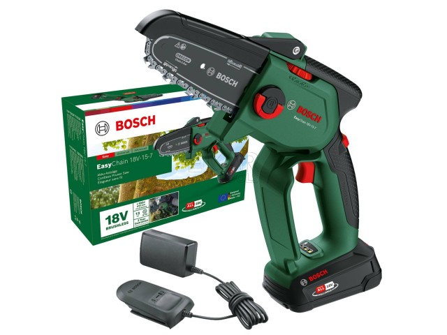 Akumulatorska verižna žaga Bosch EasyChain 18V-15-7, 06008B8900