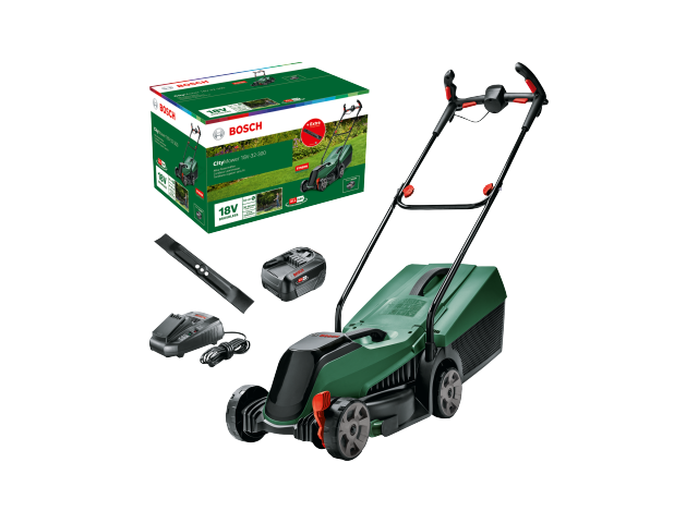 Akumulatorska kosilnica Bosch CityMower 18V-32-200, 18V, do 300m², 320mm, 31L, 9.4kg, 06008B9A09