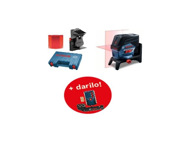 Kombinirani laser GCL 2-50 + sprejemnik LR 6 + držalo za sprejemnik Bosch, 0601066F01