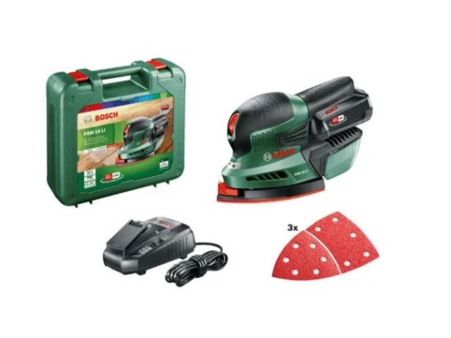 Akumulatorski večnamenski brusilnik Bosch PSM 18 LI, 06033A1323