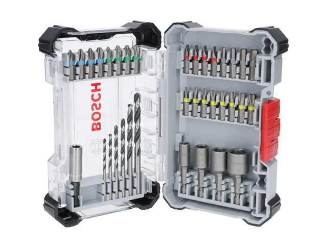 35-delni Bosch komplet vijačnih nastavkov Extra Hard in kovinskih svedrov HSS, 2607017729