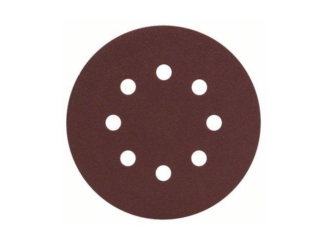 25-delni komplet brusilnih listov Bosch za ekscentrični brusilnik,125mm, 120, 2607019494