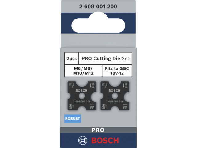 Komplet vrezil  Bosch PRO, M6, M8, M10, M12, 2608001200