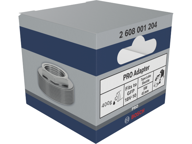 Adapter Bosch PRO, za mazalno pištolo, 400 g, kartuša za privitje, 2608001204