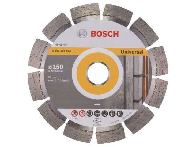 Diamantna rezalna plošča Bosch Expert for Universal, Dimenzije: 150x22,23x2,4x12mm, 2608602566
