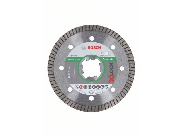 X-LOCK Bosch Best for Ceramic Extraclean Turbo, Dimenzije: 115x22,23x1,4x7mm, 2608615131