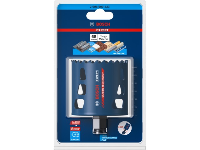 Žaga za izrezovanje lukenj EXPERT Tough Material, 68 x 60 mm, 2608900433