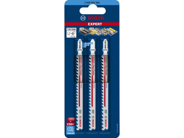 3-delni komplet listov za vbodne žage Bosch EXPERT ‘Multi Material‘ T 367 XHM, 2608900560