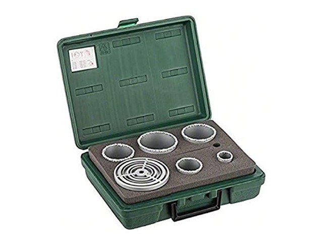 5-delni komplet kron Bosch za izrezovanje lukenj s karbidno trdino, 33, 53, 67, 73, 83mm, 2609255629