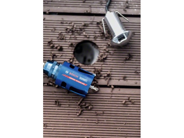 Žaga za izrezovanje lukenj Bosch EXPERT Construction Material Power Change Plus, 48 x 60 mm, 2608901923