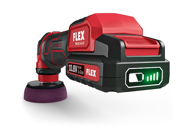 Akumulatorski polirni stroj Flex PXE 80 12-EC/2.5 SET v L-Boxx, 532268