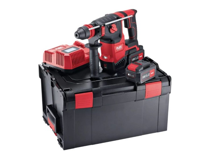 Akumulatorsko vrtalno kladivo Flex CHE 2-26 18.0-EC/5.0 Set, SDS-Plus, 478474