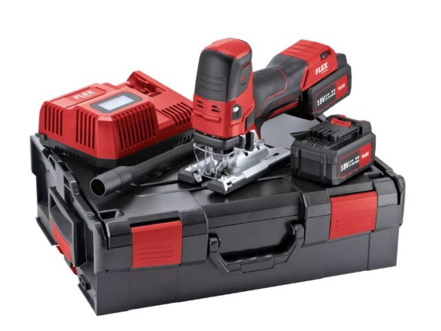Akumulatorska vbodna žaga Flex JS 18.0-EC/5.0 Set, 489778