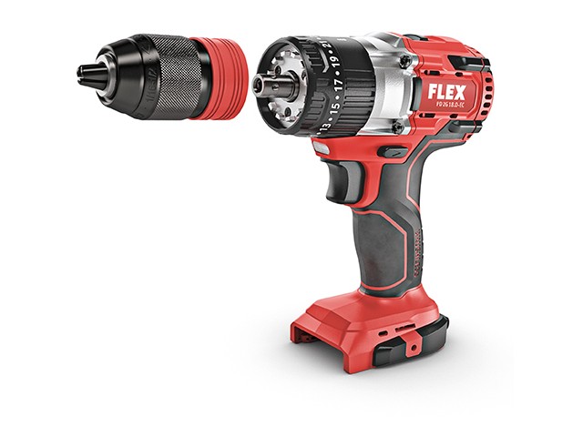 Akumulatorski vrtalnik-vijačnik Flex PD 2G 18.0-EC v kovčku, 447501