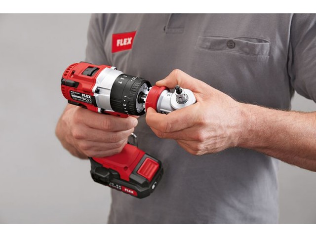 Akumulatorski vrtalnik-vijačnik Flex PD 2G 18.0-EC v kovčku, 447501