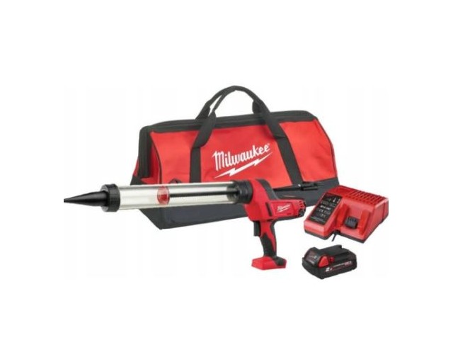 Akumulatorska pištola za kit Milwaukee C18 PCG/600T-201B, 4933441808