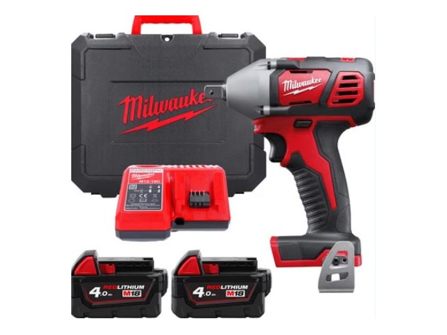 Akumulatorski udarni vijačnik Milwaukee M18 BIW12-402C, 4933443607