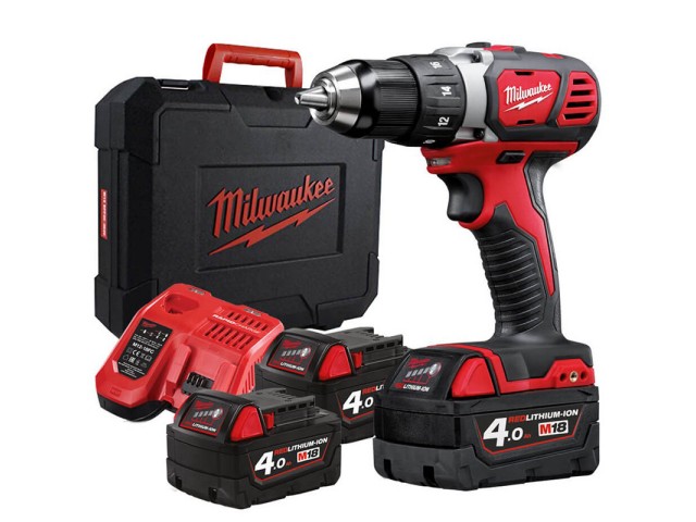 Akumulatorski vrtalnik-vijačnik Milwaukee M18 BDD-403C, 4933448362