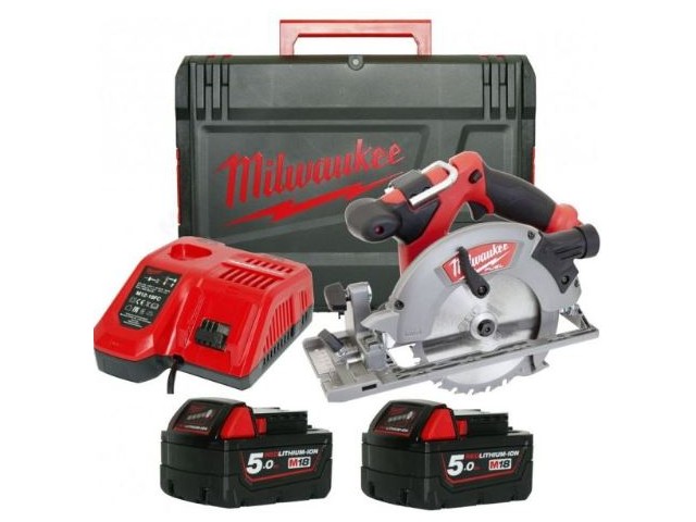 Akumulatorska krožna žaga Milwaukee M18 CCS55-502X, 4933451376