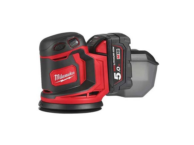 Akumulatorski ekscentrični brusilnik Milwaukee M18 BOS125-502B, 4933464229