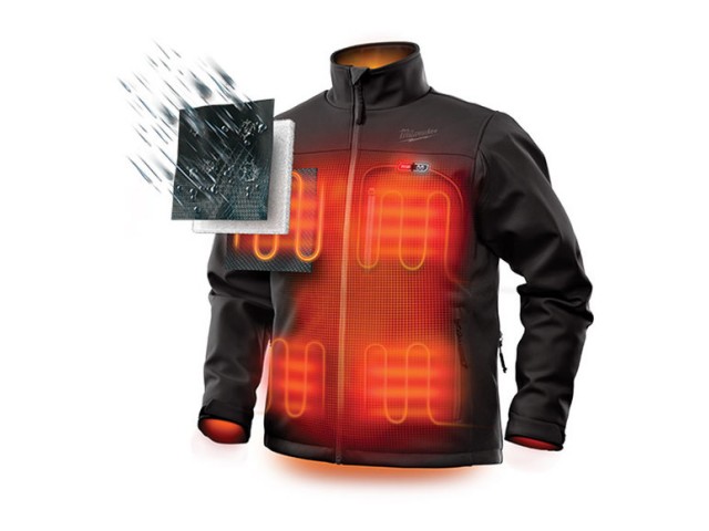 Akumulatorska ogrevana jakna Milwaukee M12 HJBL5-0, črna, M12, S-XXXL