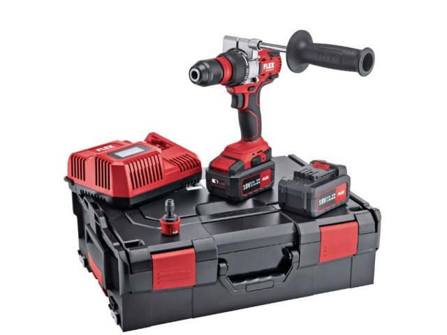 Akumulatorski vrtalnik-vijačnik Flex DD 2G 18.0-EC/5.0 Set, 504890