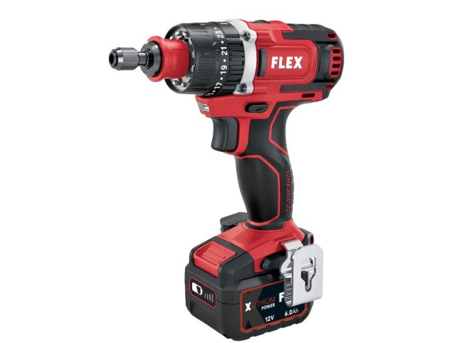 Akumulatorski udarni vrtalnik-vijačnik Flex PD 2G 12-EC v kovčku, 532273