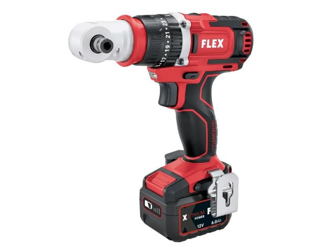 Akumulatorski udarni vrtalnik-vijačnik Flex PD 2G 12-EC v kovčku, 532273