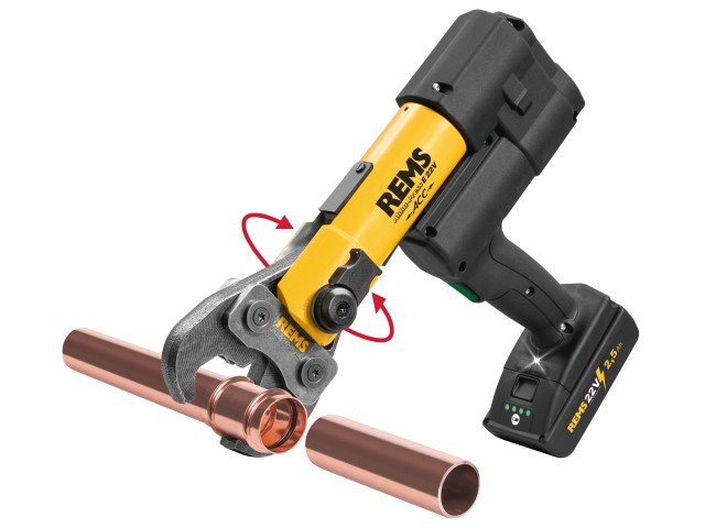 Rems Akku Press E 22V, Li-Ion, ACC, Univerzalna do: 100mm, L-Boxx, 576X12R30J