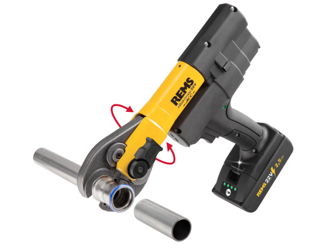 Rems Mini-Press ACC 22 Volt Li-Ion Basic Pack Cordless Radial Press, 578X05R220