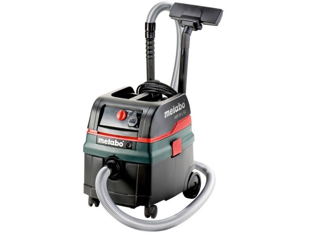 Večnamenski industrijski sesalnik Metabo ASR 25 L SC, 1.400W, 4.380L/min., 25L, 11kg, 602024000
