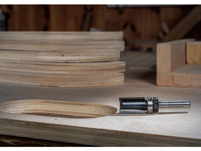 Poravnalni rezkar Bosch PRO, 12,7 x 9,5, steblo 8 mm, 2608629676