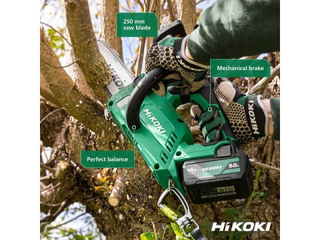 Akumulatorska verižna žaga HiKOKI CS1825DC-W4Z