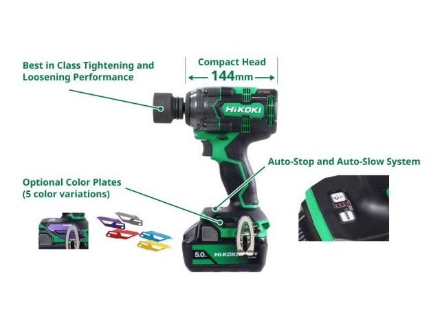 Akumulatorski udarni vijačnik HiKOKI WR18DH-W2Z