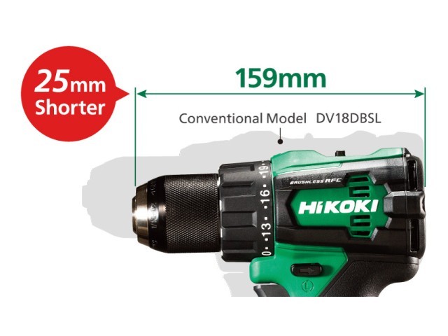 Akumulatorski vibracijski vrtalnik vijačnik HiKOKI DV18DE-W2Z