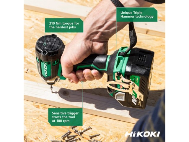 Akumulatorski vijačnik HIKOKI WH18DC-W2Z