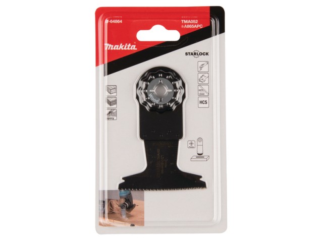 HCS potopni ovalni žagin list Makita za les, TMA052, Dimenzije: 65x40mm, Starlock, B-64864