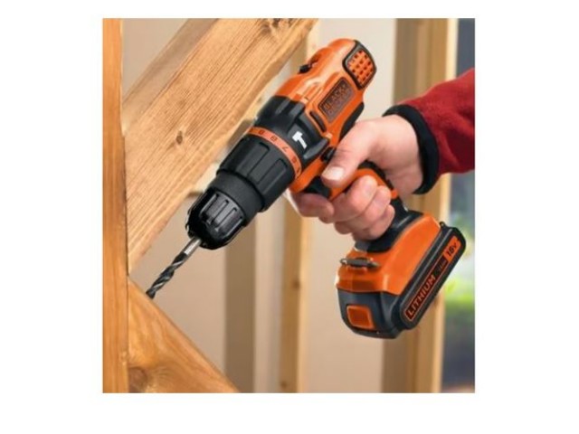 Akumulatorski udarni vrtalnik Black and Decker BDCH188N, 18V, 28Nm, 10-25mm