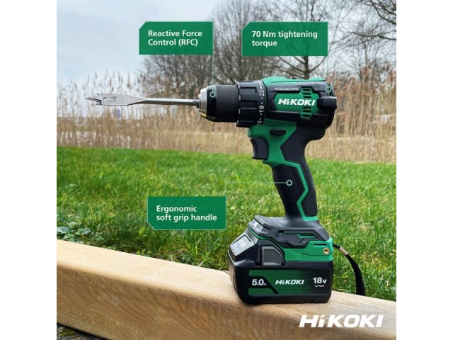 Akumulatorski vrtalnik vijačnik HiKOKI DS18DE-W2Z