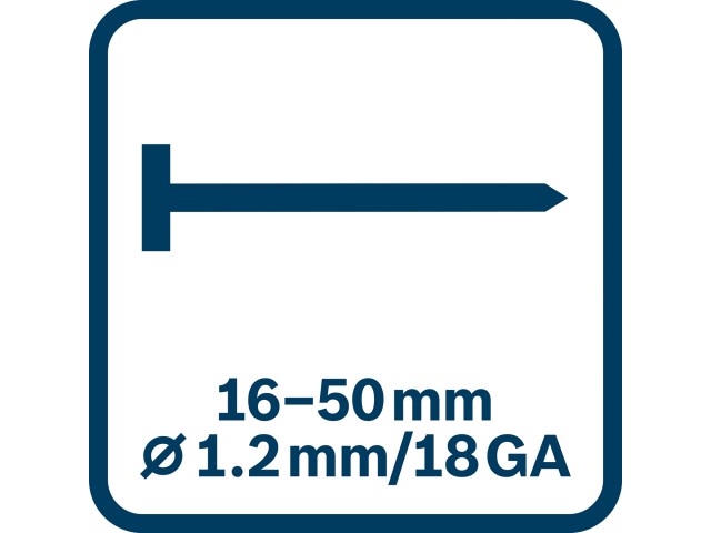 Akumulatorski žebljalnik za les Bosch GNH 18V-50 M, 0601482400