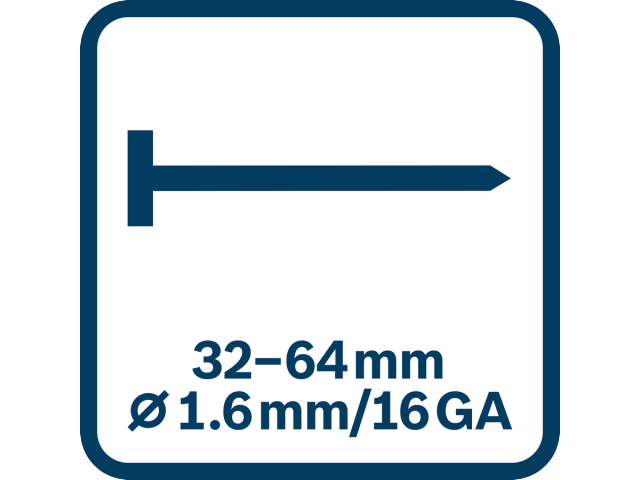 Akumulatorski žebljalnik za les Bosch GNH 18V-64-2, 0601482100