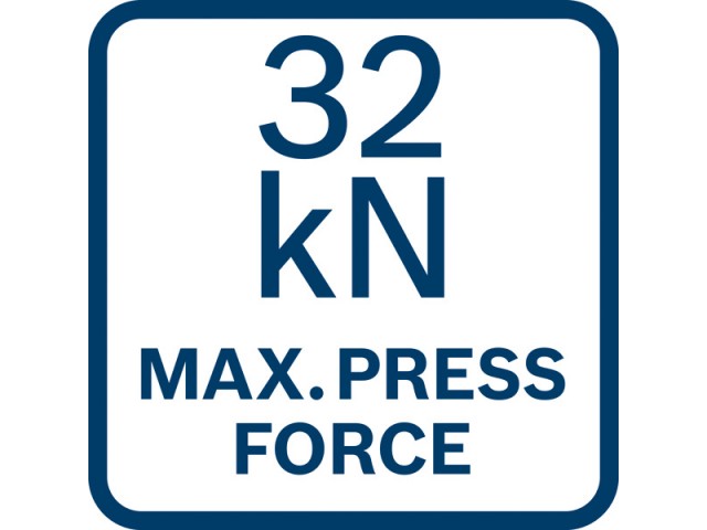 Akumulatorsko stiskalno orodje Bosch GPT 18V-32 v L-Boxx, 06019M2104