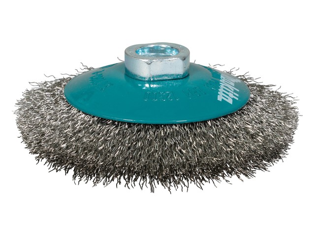 Stožčasta žična krtača Makita, za INOX, D-77562